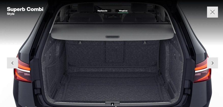 Skoda Superb cena 168150 przebieg: 5, rok produkcji 2024 z Poniatowa małe 16